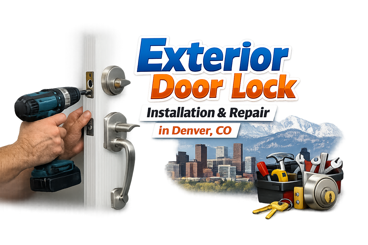 Exterior Door Lock Installation & Repair in Denver, CO