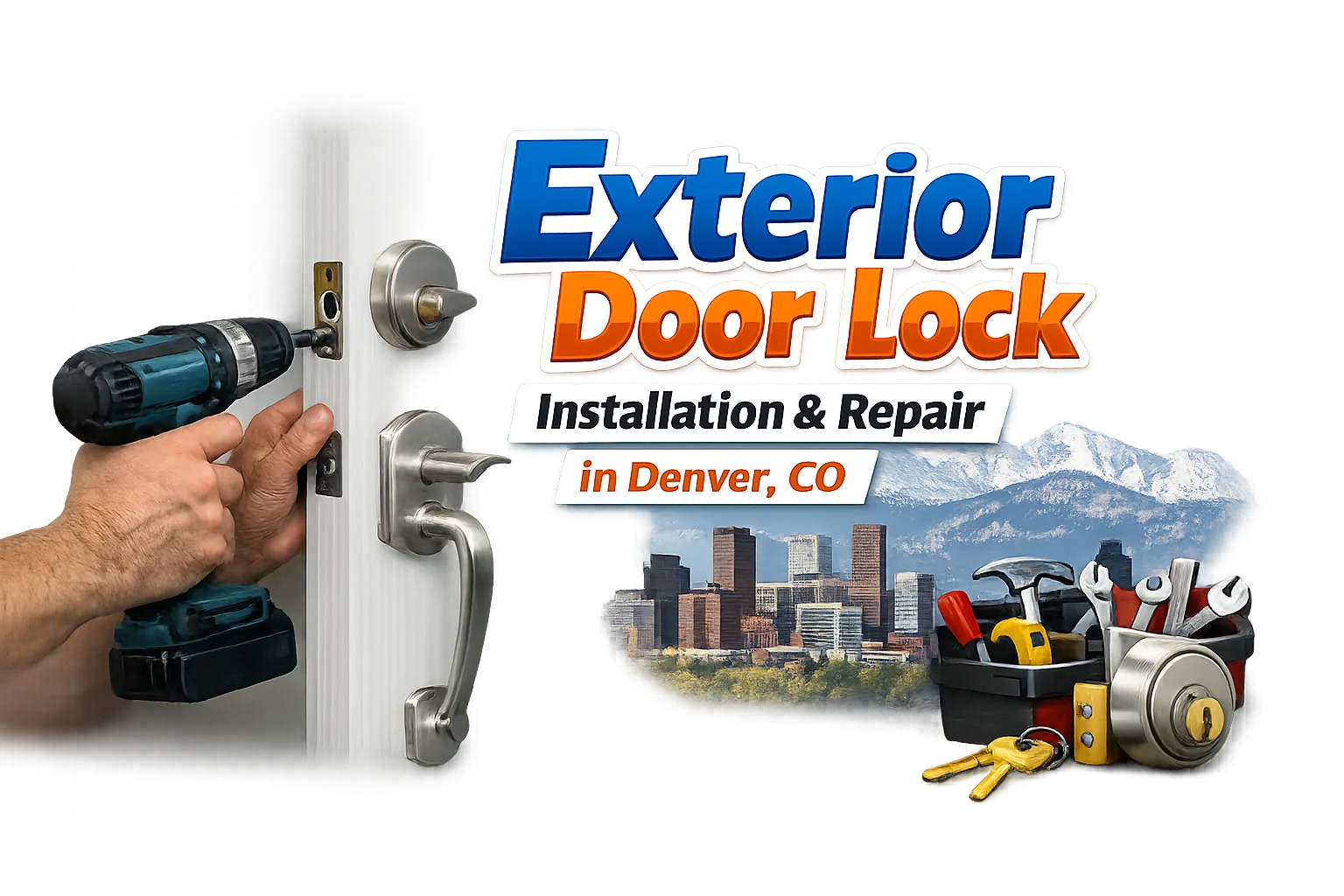 Exterior Door Lock Installation & Repair in Denver, CO